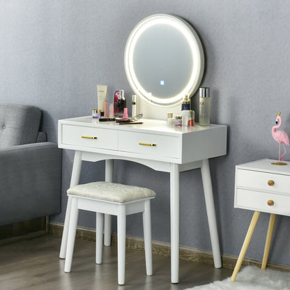 Vanity Dressing Table Set, 3 Lighting Modes Makeup Vanities at Gallery Canada