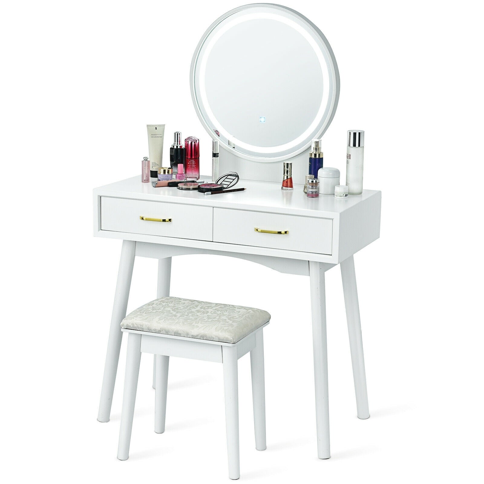 Vanity Dressing Table Set, 3 Lighting Modes Makeup Vanities at Gallery Canada