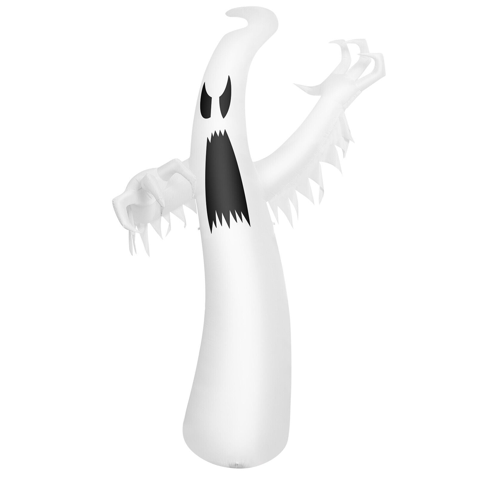 12 Feet Halloween Inflatable Ghost With LED Lights, White Halloween White at Gallery Canada