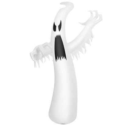 12 Feet Halloween Inflatable Ghost With LED Lights, White Halloween White at Gallery Canada