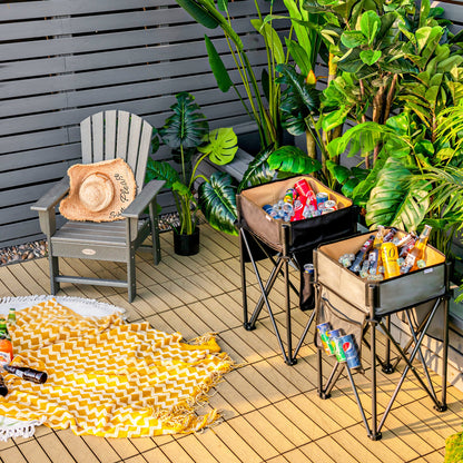 Folding Camping Tables With Storage Sink, Black Camping Furniture at Gallery Canada