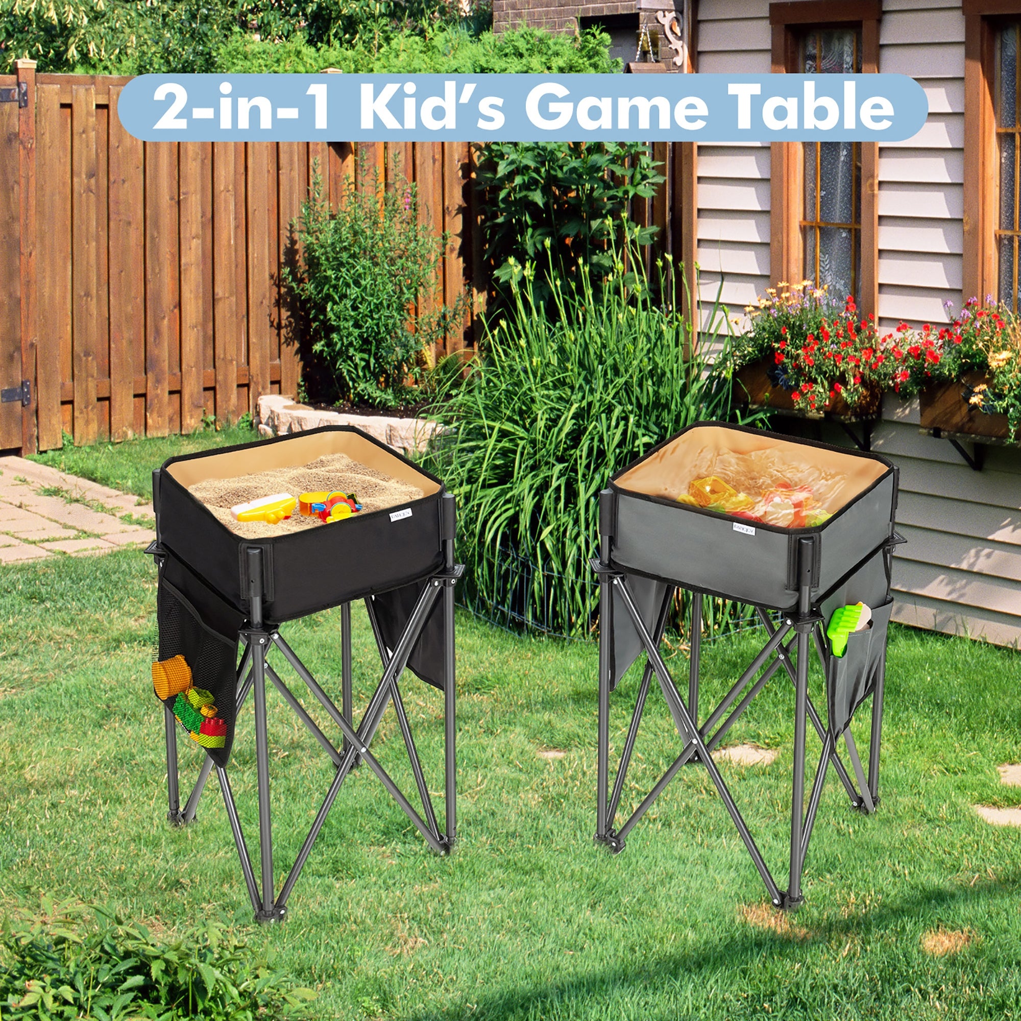 Folding Camping Tables With Storage Sink, Black Camping Furniture at Gallery Canada