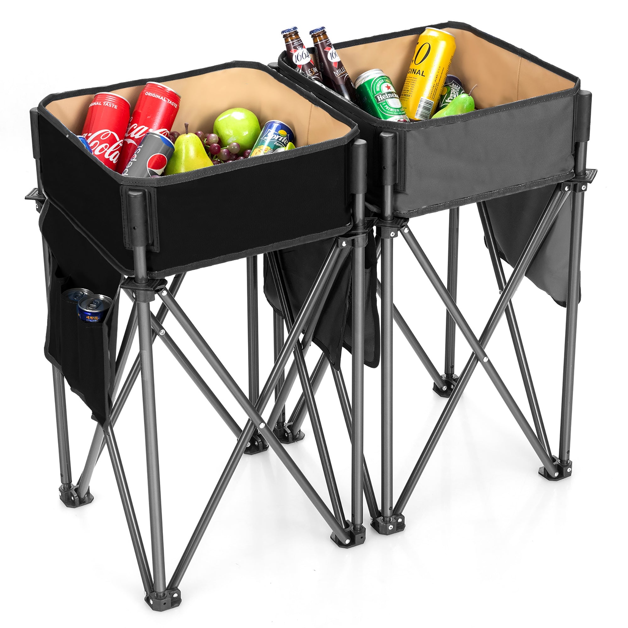 Folding Camping Tables With Storage Sink, Black Camping Furniture at Gallery Canada