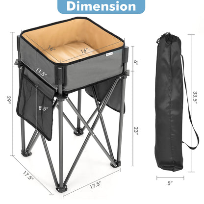Folding Camping Tables With Storage Sink, Black Camping Furniture at Gallery Canada