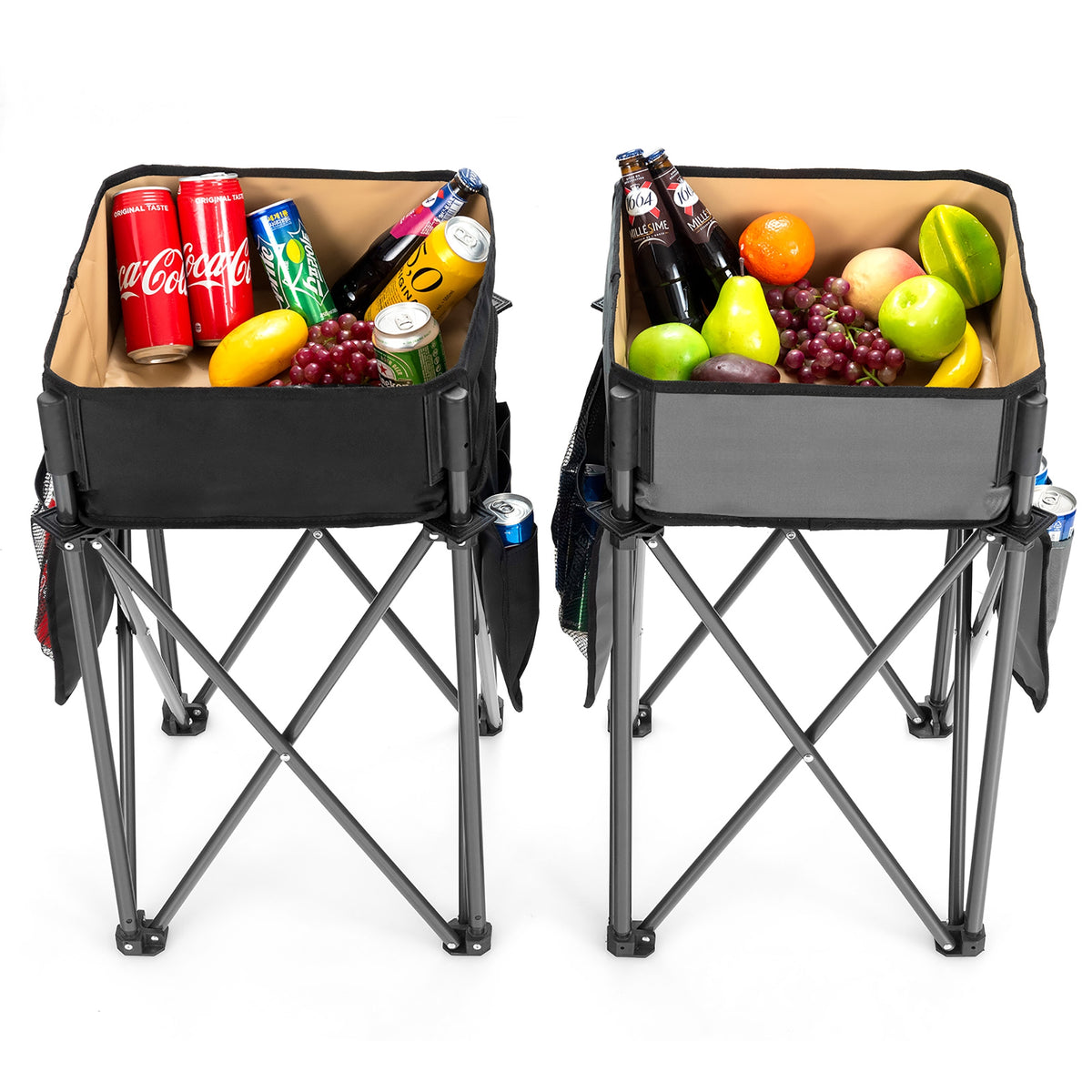 Folding Camping Tables With Storage Sink, Black Camping Furniture at Gallery Canada