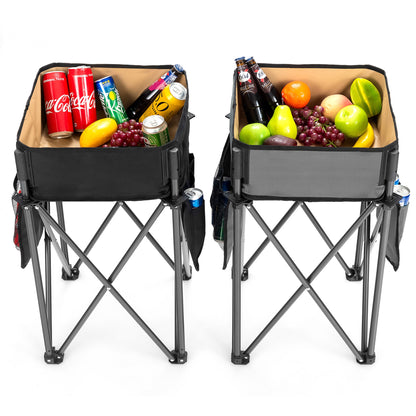 Folding Camping Tables With Storage Sink, Black Camping Furniture at Gallery Canada