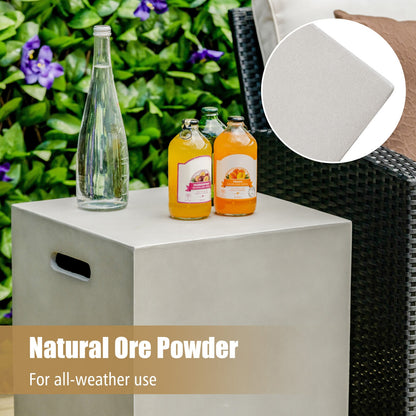 Propane Tank Cover Table, Standard 20 Pounds, Gray Fire Pit Tables at Gallery Canada
