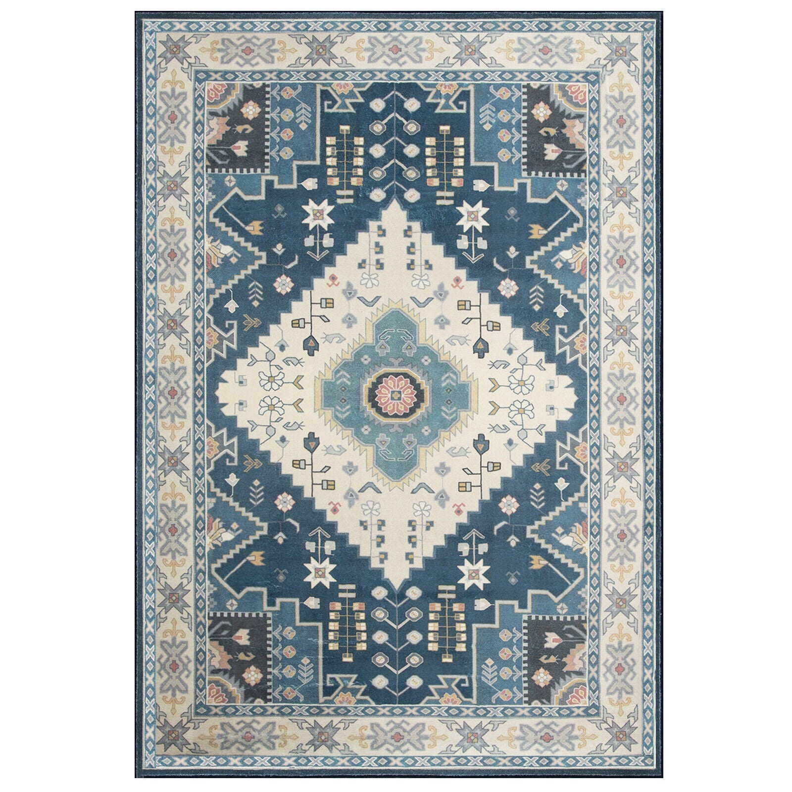 Faux Wool Fabric Area Rugs Doormat, M, Multicolor Rugs at Gallery Canada