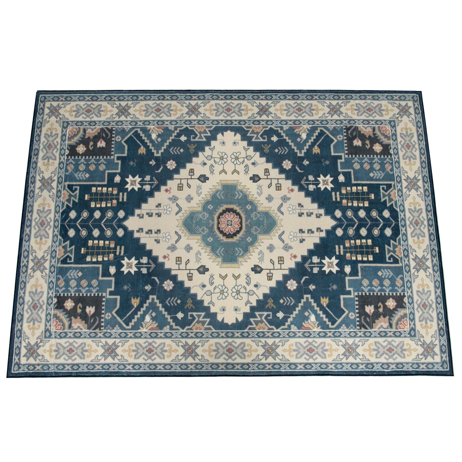 Faux Wool Fabric Area Rugs Doormat, M, Multicolor Rugs at Gallery Canada