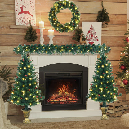 Christmas Decoration Set, Garland Wreath, Entrance Trees, Green Christmas Decor & Accessories at Gallery Canada
