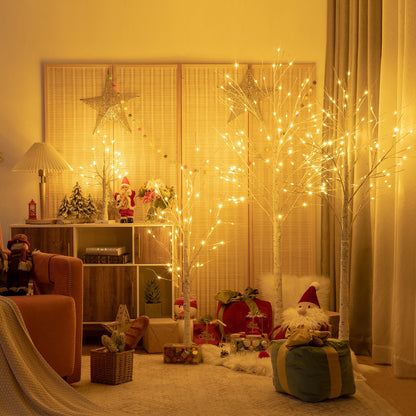 Pre-Lit Twig Birch Christmas Tree, 4 ft, White Christmas Tree at Gallery Canada