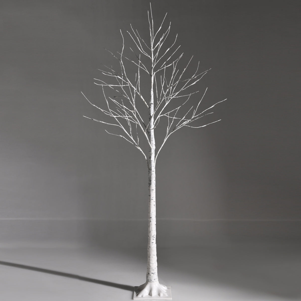 5 Feet Pre-Lit Twig Birch Tree, 72 LED Lights, White Christmas Tree at Gallery Canada