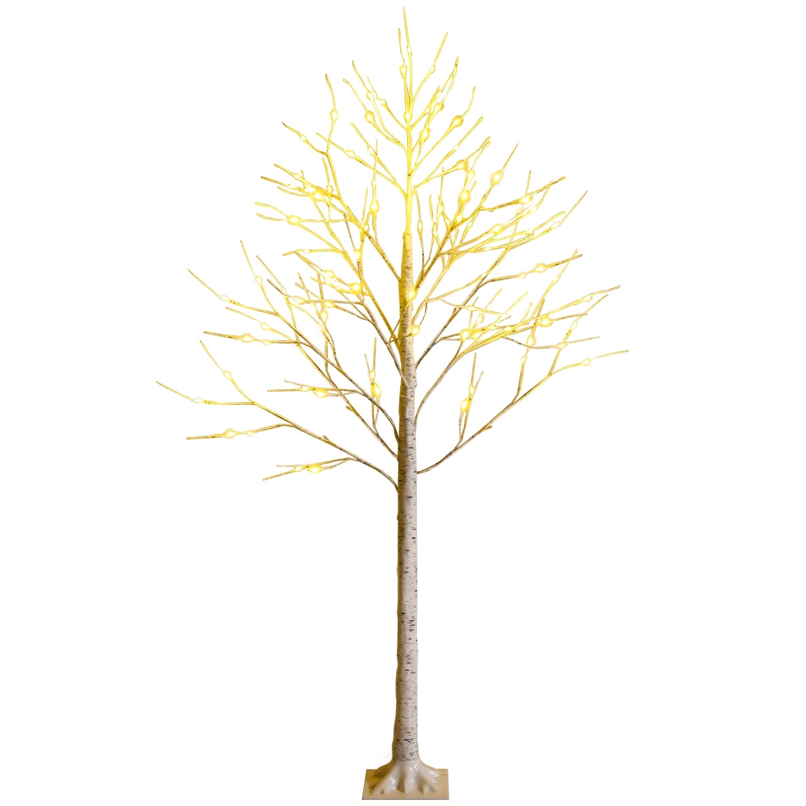 Pre-Lit Twig Birch Christmas Tree, 6 ft, White Christmas Tree White at Gallery Canada