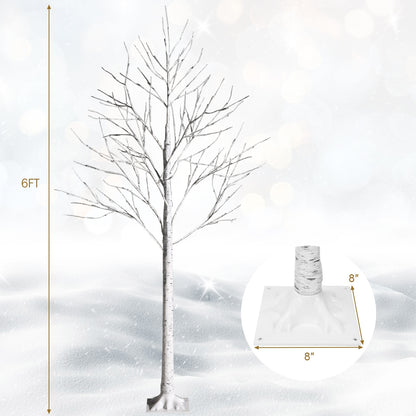 Pre-Lit Twig Birch Christmas Tree, 6 ft, White Christmas Tree at Gallery Canada
