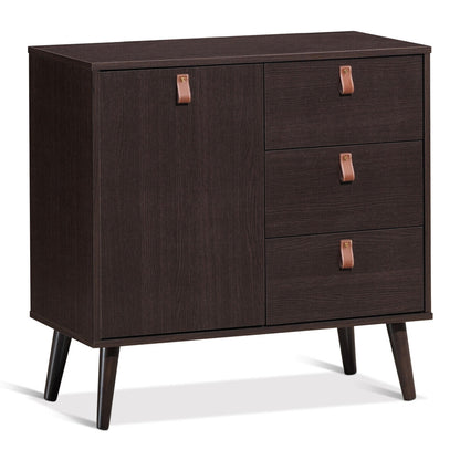 3-Drawer Sideboard Storage Cabinet, Brown Dressers & Chests Brown at Gallery Canada