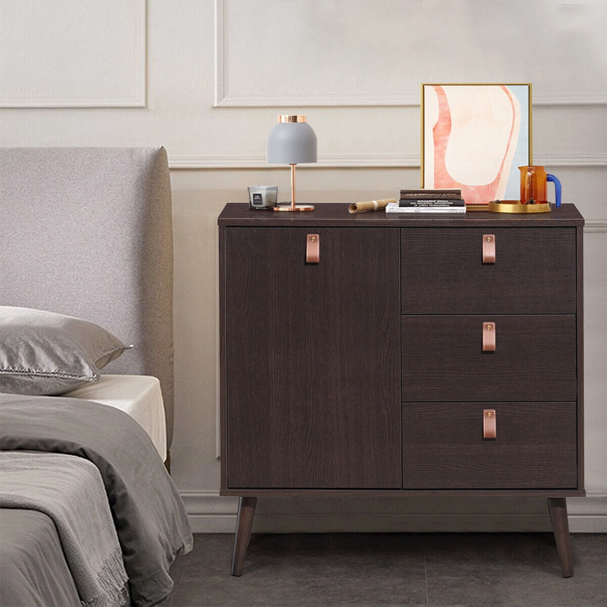 3-Drawer Sideboard Storage Cabinet, Brown Dressers & Chests at Gallery Canada