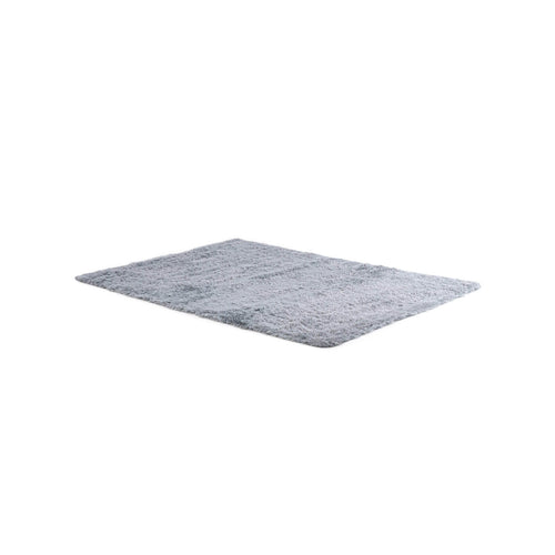5 x 7 Feet Modern Rectangular Soft Shag Area Rug, Gray