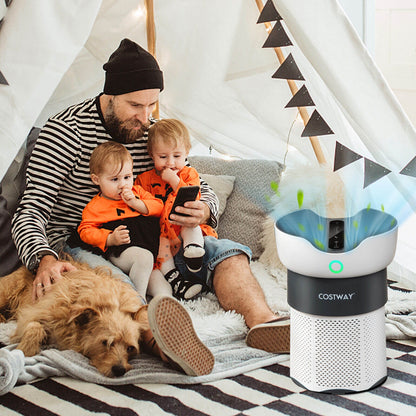Air Purifier, Sleep Mode, 1300 Sq Ft, White Air Purifiers at Gallery Canada