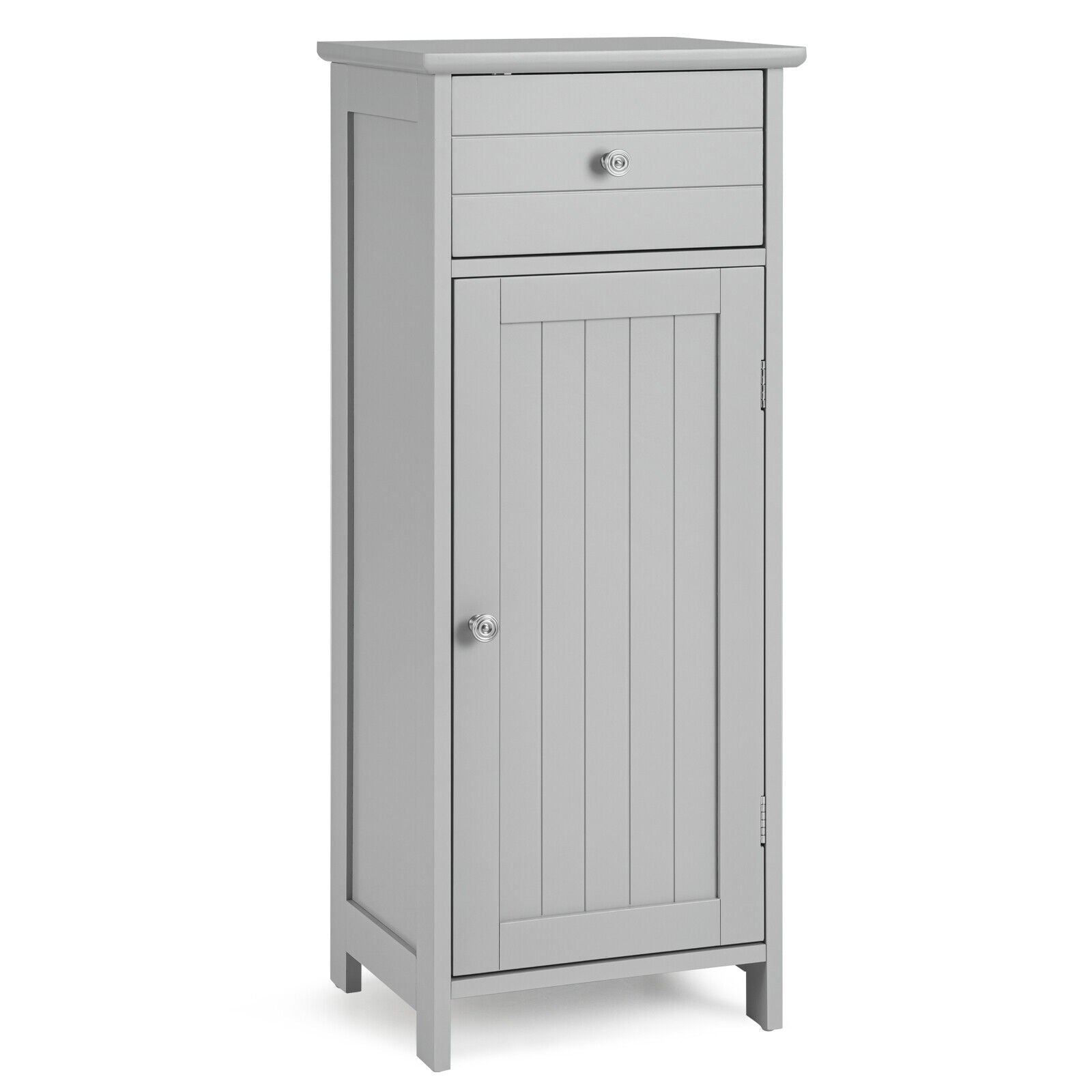 Wooden Bathroom Cabinet With Drawer And Shelf, Gray Floor Cabinets Gray at Gallery Canada