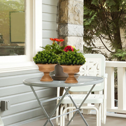 4 Pack Artificial Boxwood Topiary Trees, Green Faux Plants at Gallery Canada