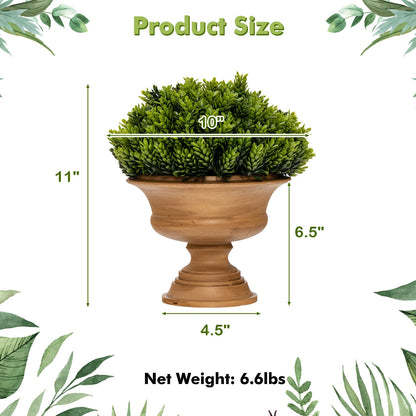 4 Pack Artificial Boxwood Topiary Trees, Green Faux Plants at Gallery Canada