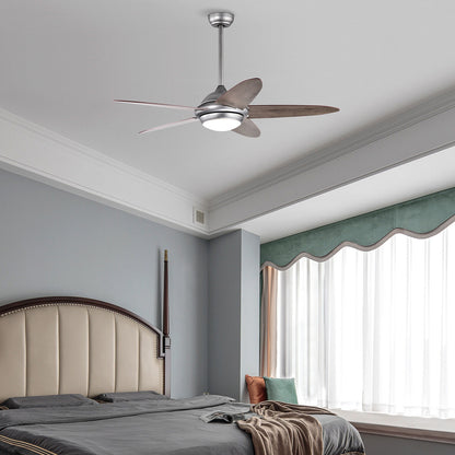 52 Inch Ceiling Fan With Lights, 3 Colors, Silver Ceiling Fans at Gallery Canada