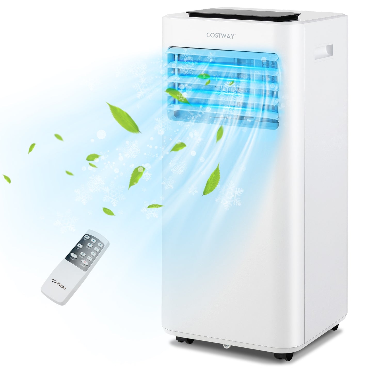 8000 BTU Portable Air Conditioner, Fan Dehumidifier, Sleep Mode, White Portable Air Conditioners at Gallery Canada