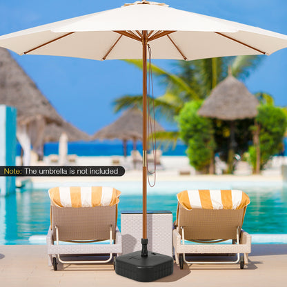 Patio Umbrella Base, 1.5 Inch, Black Outdoor Umbrella Bases at Gallery Canada