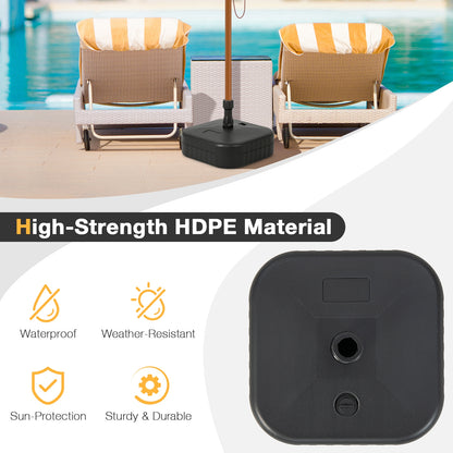 Patio Umbrella Base, 1.5 Inch, Black Outdoor Umbrella Bases at Gallery Canada