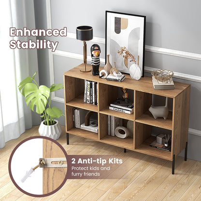 Open-Back Bookshelf with Drawer, Natural Bookcases at Gallery Canada