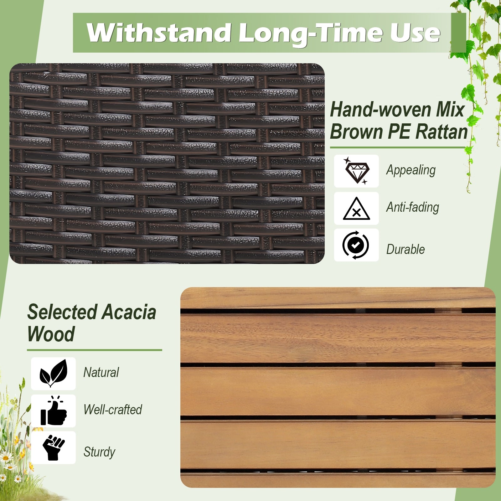 45 Gallon Outdoor Storage Bench with Zippered Liner, Brown Sheds & Outdoor Storage at Gallery Canada