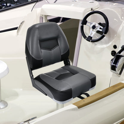 Set Of 2 Folding Low Back Fishing Boat Seats, Black Swimming at Gallery Canada