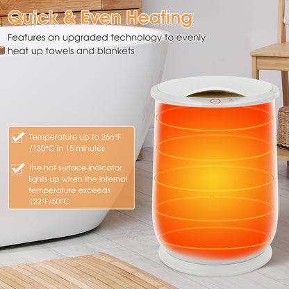21L Bathroom Towel Warmer, Auto Shut, Gray Dryers at Gallery Canada