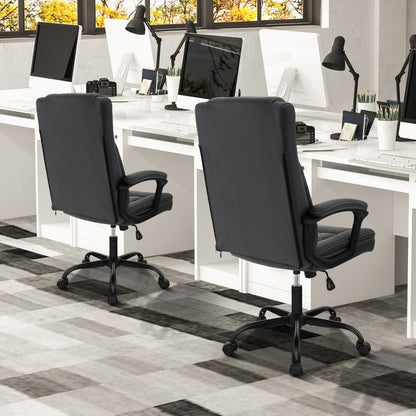 High Back Ergonomic Executive Chair, Black Executive Chairs at Gallery Canada