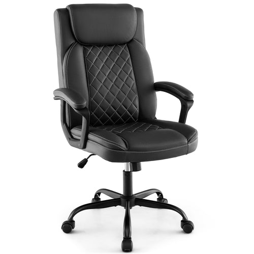 High Back Ergonomic Executive Chair, Black