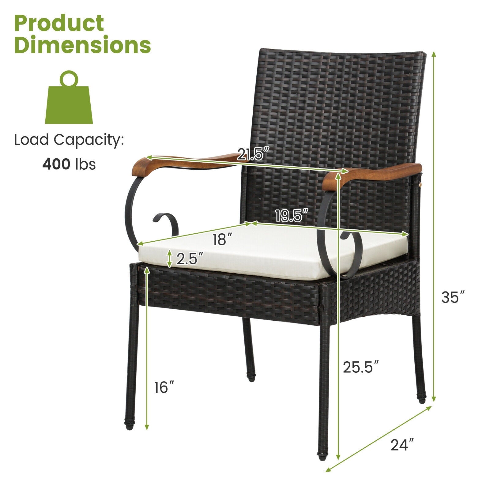5 Piece Patio Dining Set, Detachable Cushion, Umbrella Hole, Natural Patio Dining Sets at Gallery Canada