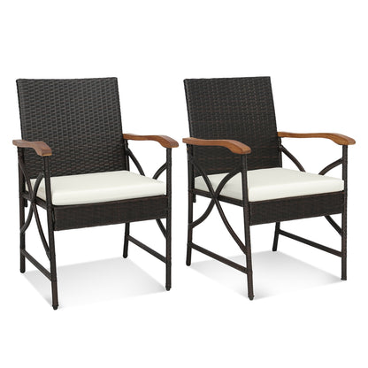5-Piece Outdoor Dining Set, Acacia Wood Table, Brown Patio Dining Sets at Gallery Canada