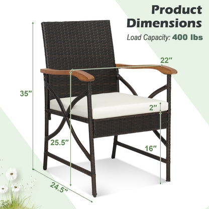 5/7-Piece Outdoor Dining Set, Acacia Wood Table, Brown Patio Dining Sets at Gallery Canada