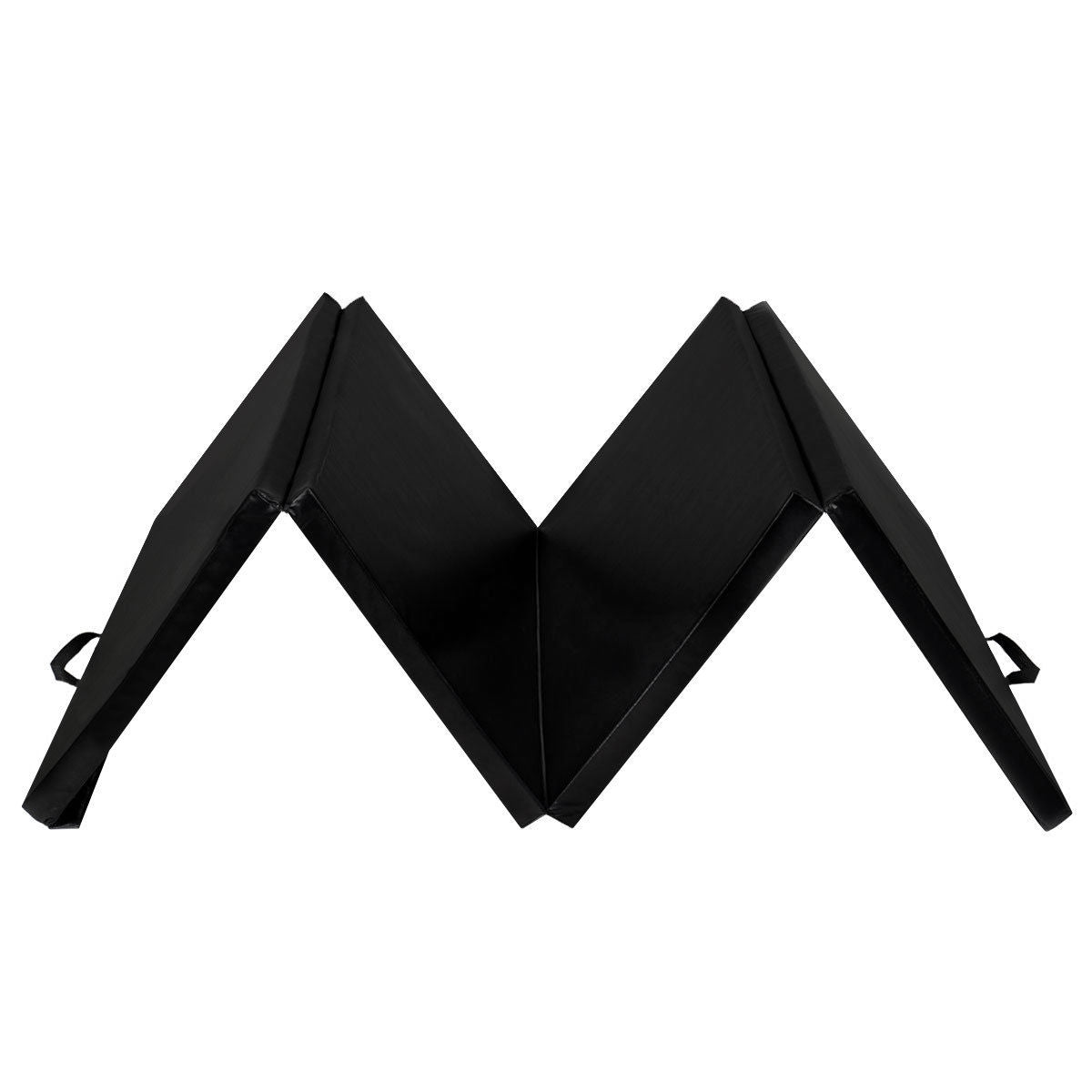 4' x 8' x 2 Inch Folding Exercise Gymnastics Mat, Black Yoga & Gym Mats at Gallery Canada