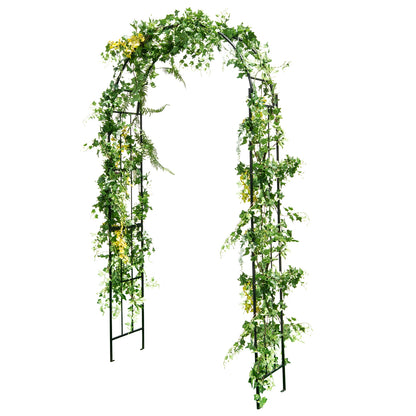 7.5 Feet Metal Garden Arch For Climbing Plants, Outdoor Decor, Black Outdoor Decor at Gallery Canada