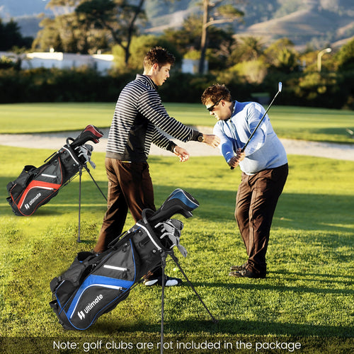 Lightweight Golf Stand Bag, 14 Way Top Dividers, 6 Pockets, Blue