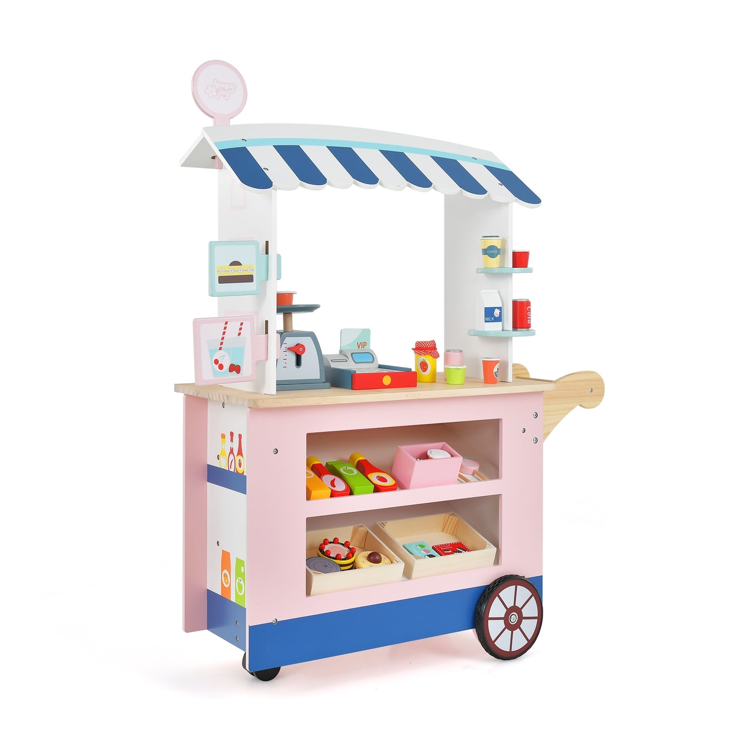 Toy Cart Play Set, POS Machine, Lovely Scale, Multicolor Play Kitchen Sets Multicolor at Gallery Canada