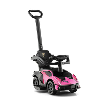 3-In-1 Lamborghini Ride On Push Car, Pink Push & Pedal Ride On Toys at Gallery Canada