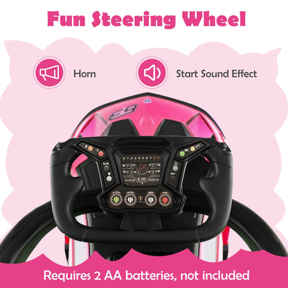 3-In-1 Lamborghini Ride On Push Car, Pink Push & Pedal Ride On Toys at Gallery Canada