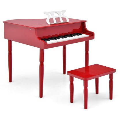 30-Key Wood Toy Grand Piano With Bench, Music Rack, Red Pianos & Keyboards at Gallery Canada