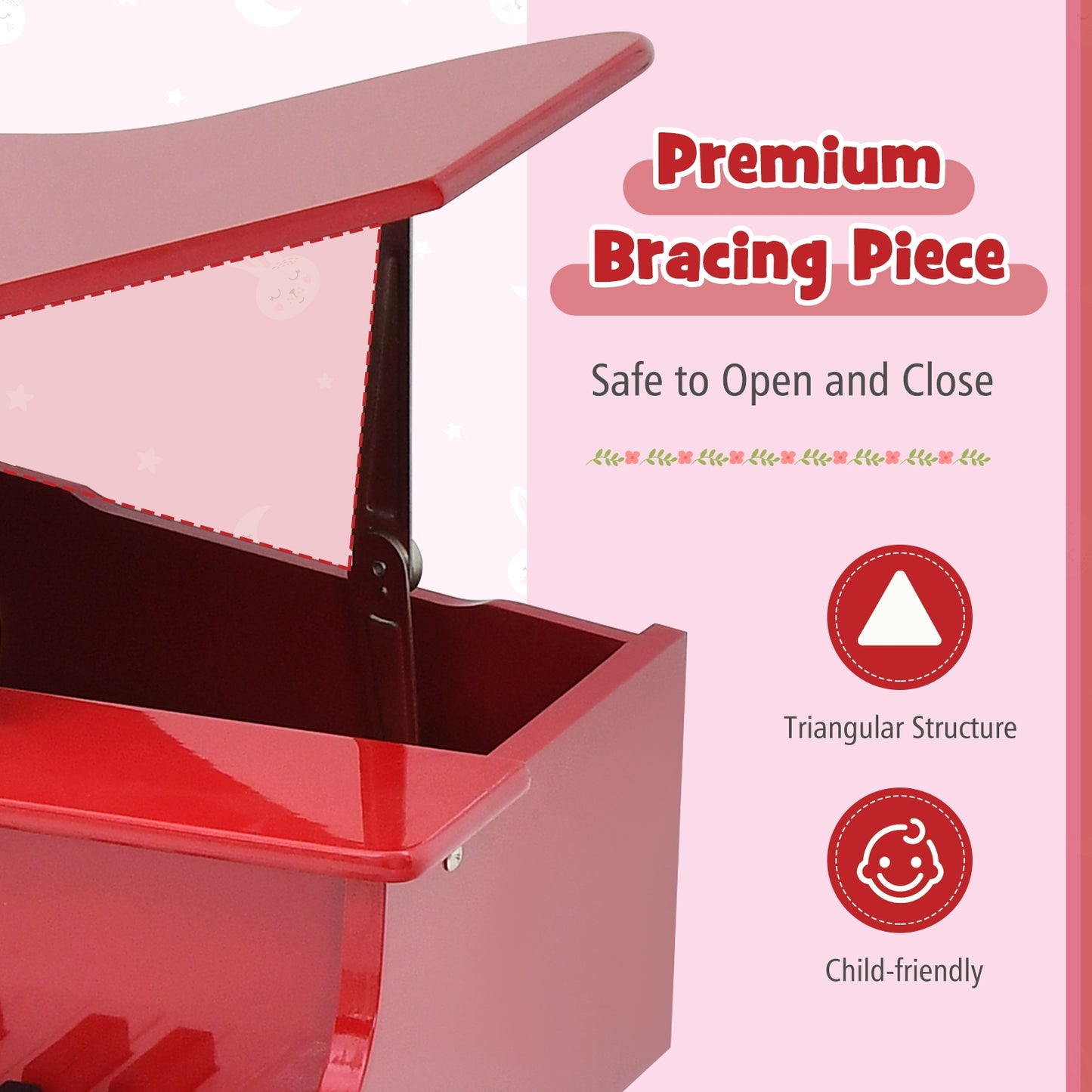 30-Key Wood Toy Grand Piano With Bench, Music Rack, Red Pianos & Keyboards at Gallery Canada