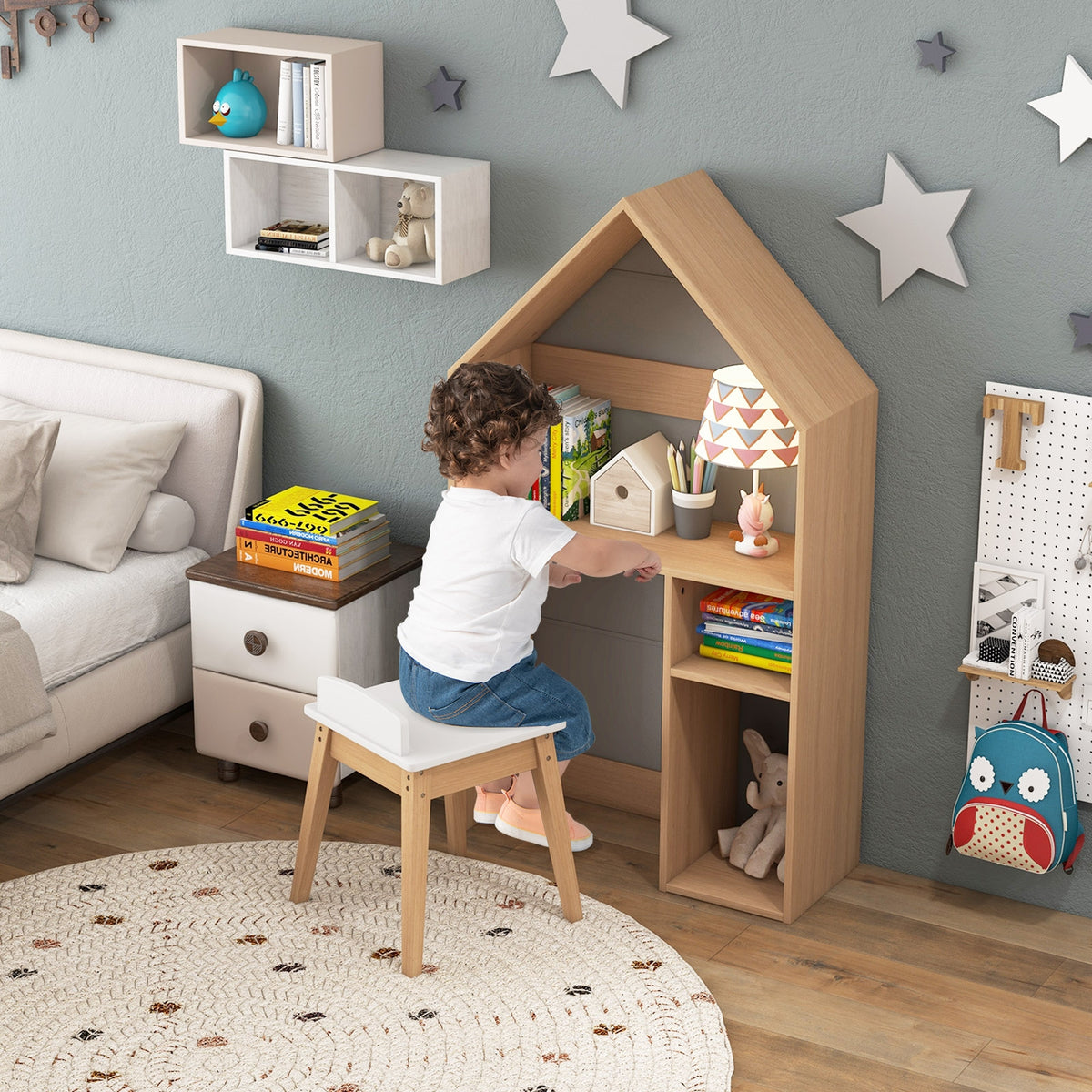Kids House Table Chair Set, Gray Kids Table & Chair Sets at Gallery Canada