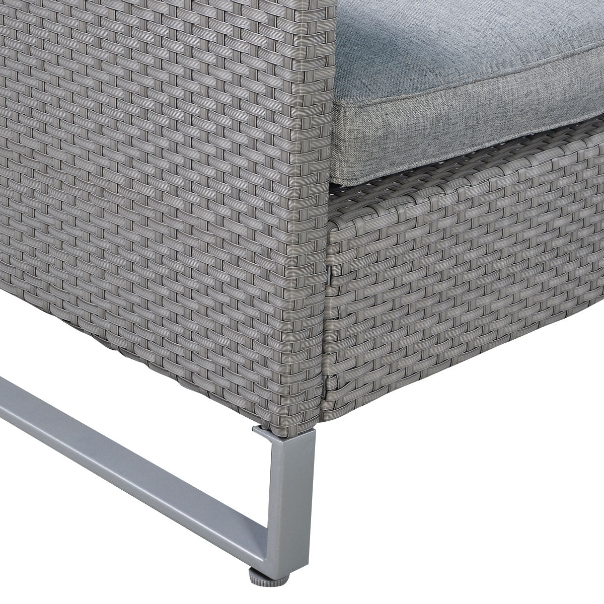 2-Piece Patio Sofa Set With Cushions, Gray Outdoor Sectionals at Gallery Canada