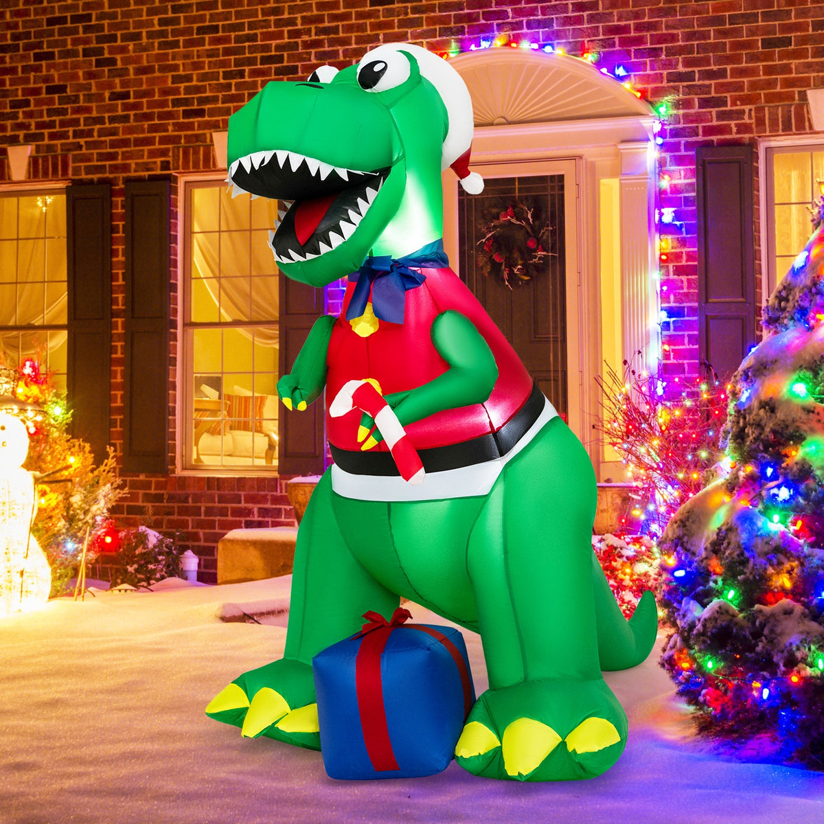 Inflatable Christmas Decoration, LED Lights, Waterproof Blower, Multicolor Christmas Inflatables at Gallery Canada