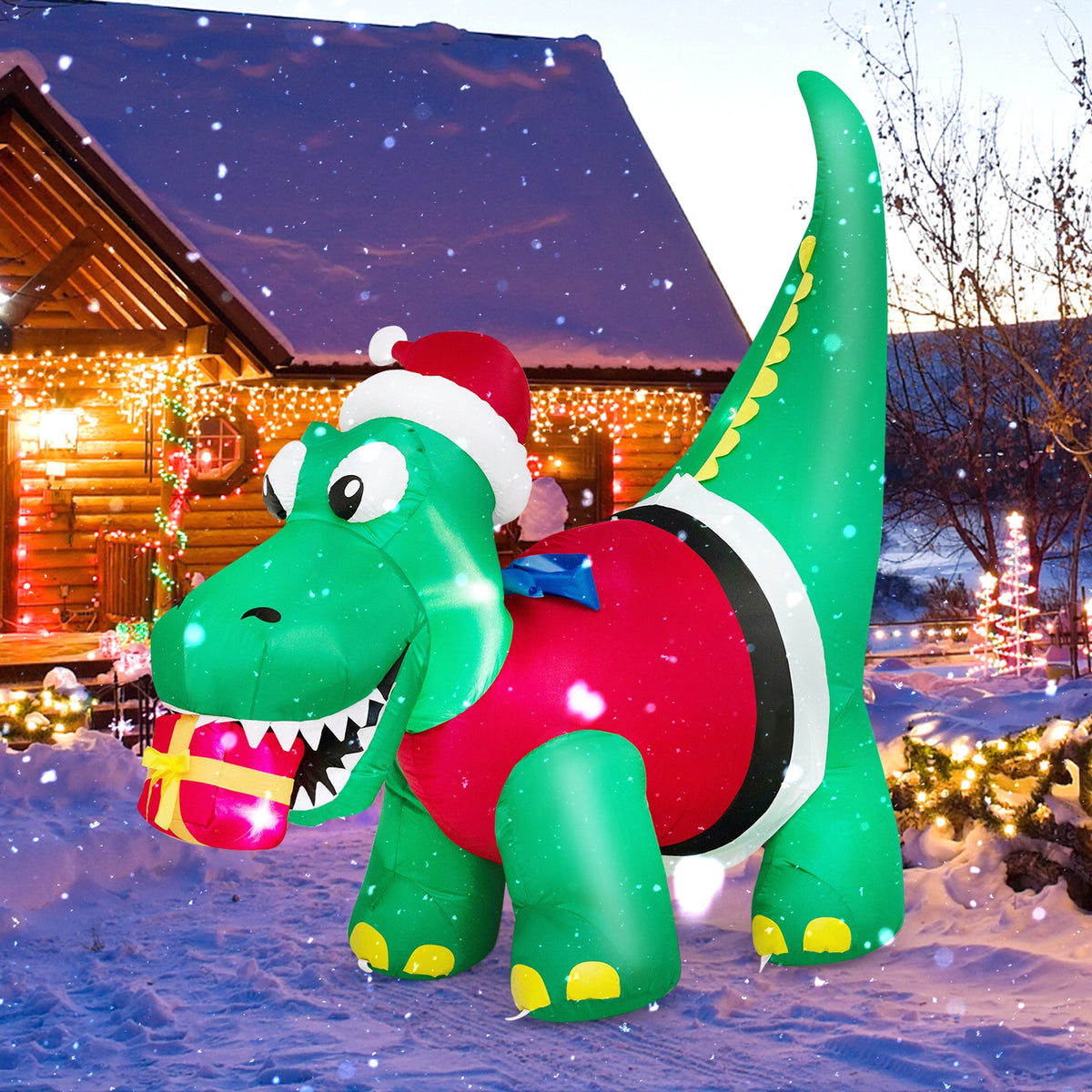 Inflatable Christmas Decoration With LED Lights, Multicolor Christmas Inflatables at Gallery Canada